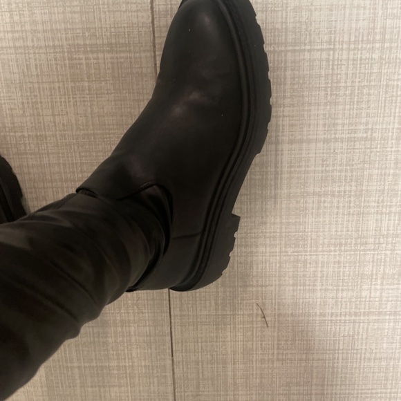 Black thigh high boots size 37 - Picture 3 of 4